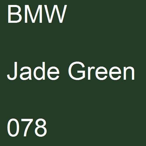 BMW, Jade Green, 078.